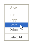 Paste URL